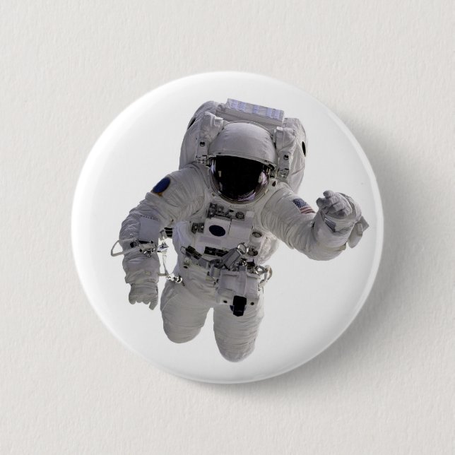 Astronaut Pinback Button (Front)