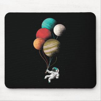 Astronaut Planets balloons world and Space Mouse Pad