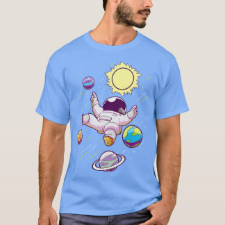 Astronaut Planets Space Galaxy T-Shirt