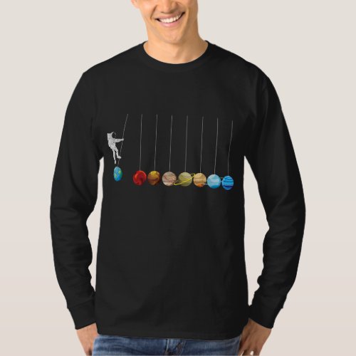 Astronaut Planets Spaceman Funny Space Dwarf Solar T_Shirt
