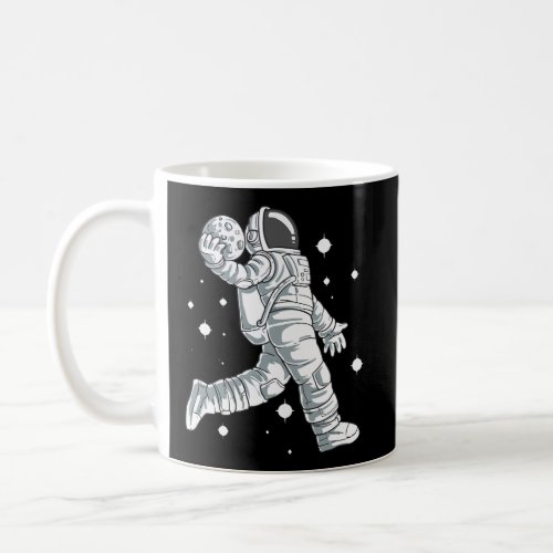 Astronaut Playing Basketball Coffee Mug