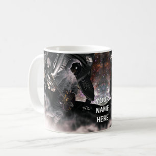Astronaut playing guitar. Personalized Coffee Mug