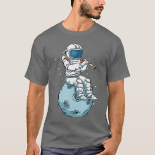 Astronaut Playing Oboe Oboist Music Oboe family re T-Shirt