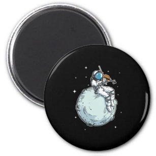 Astronaut Playing Violin Music Violin Lover Gift Magnet