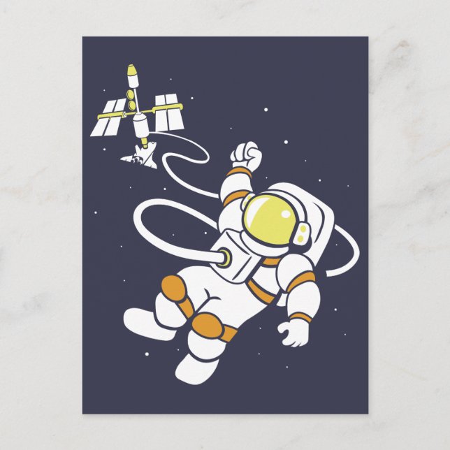 Astronaut Postcard (Front)