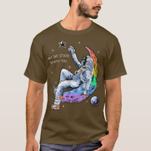 Astronaut Pride Space Man On The Moon LGBT+ T-Shir T-Shirt