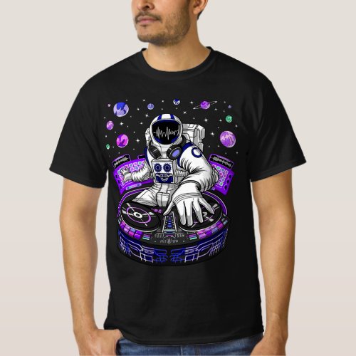 Astronaut Psychedelic Music DJ Psytrance Techno ED T_Shirt