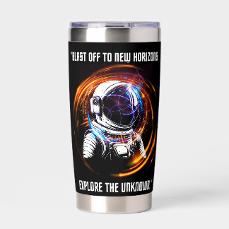 astronaut quote insulated tumbler