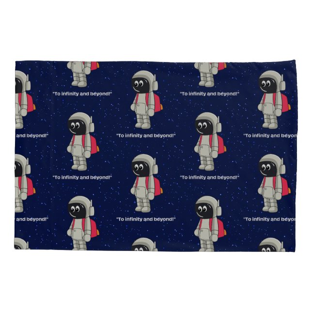 ASTRONAUT QUOTE PILLOW CASE (Back)