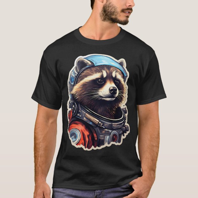 Astronaut Raccoon T-Shirt (Front)
