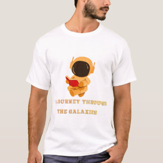 Astronaut Reading Space T-Shirt