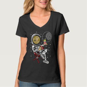 Astronaut Retirement Dogecoin Doge Coin To The Moo T-Shirt