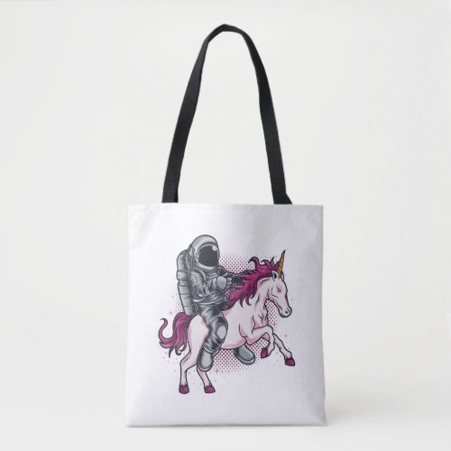 Astronaut riding a pink Unicorn T_shirt  Hat Tote Bag