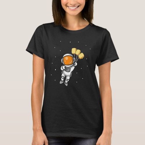 Astronaut Riding Sandwich Astronomy Sandwiches Foo T_Shirt