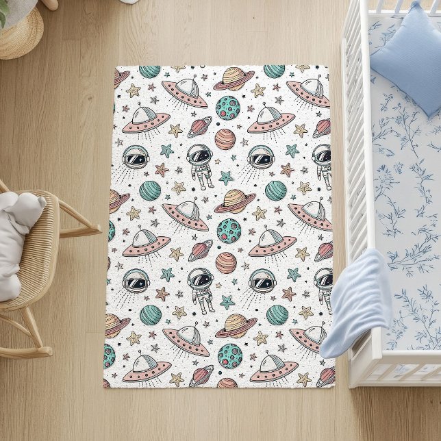Astronaut Room Rug Planets & Rockets for Boys (Astronaut Room Rug Planets & Rockets for Boys)