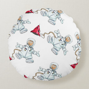 astronaut round pillow