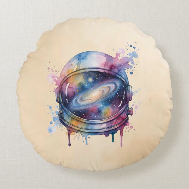 Astronaut Round Pillow (Front)