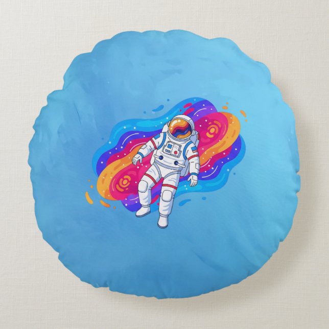 Astronaut Round Pillow (Front)