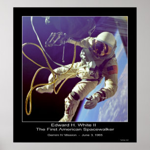 Astronaut Russell L. Schweickart Apollo 9 Mission Poster