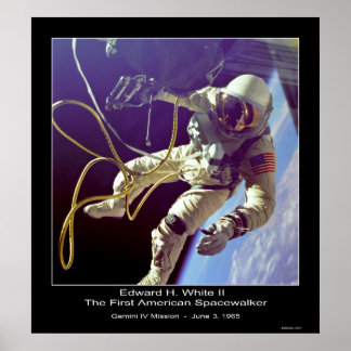Astronaut Russell L. Schweickart Apollo 9 Mission Poster