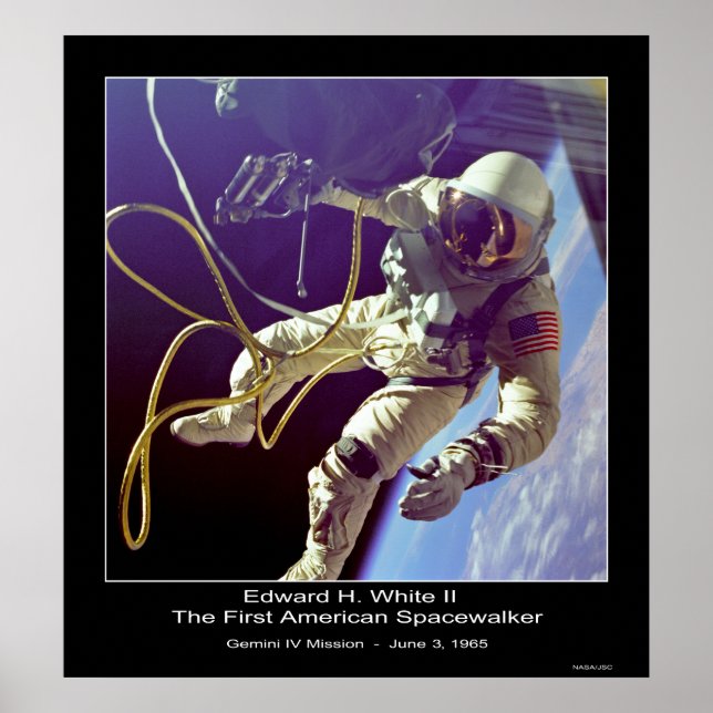 Astronaut Russell L. Schweickart Apollo 9 Mission Poster (Front)