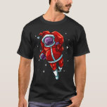 Astronaut Santa Christmas Xmas Space T-Shirt<br><div class="desc">Astronaut Santa Christmas Xmas Space</div>