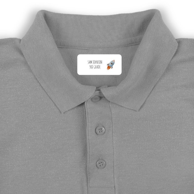 Astronaut school kids clothing kids' labels (Astronaut theme school kids clothing kids' labels)