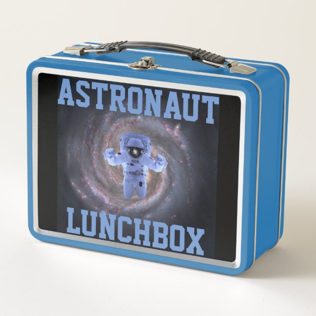 Astronaut Science Metal Lunchbox (Front)
