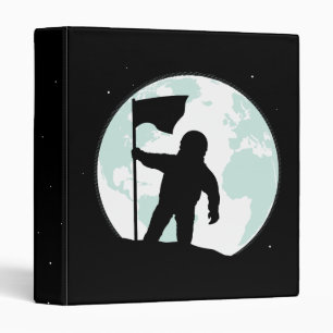 Astronaut Silhouette Binder
