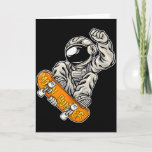 Astronaut Skateboarder, Skateboarding Lover, Astro Card