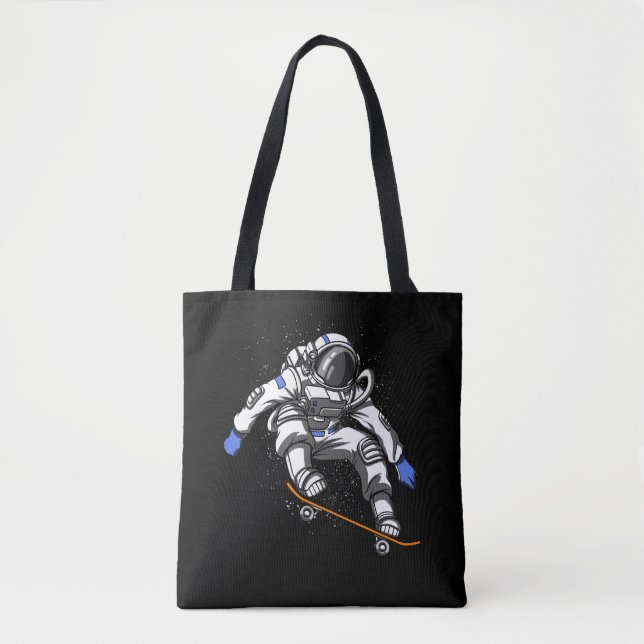 Astronaut Skater Tote Bag (Front)
