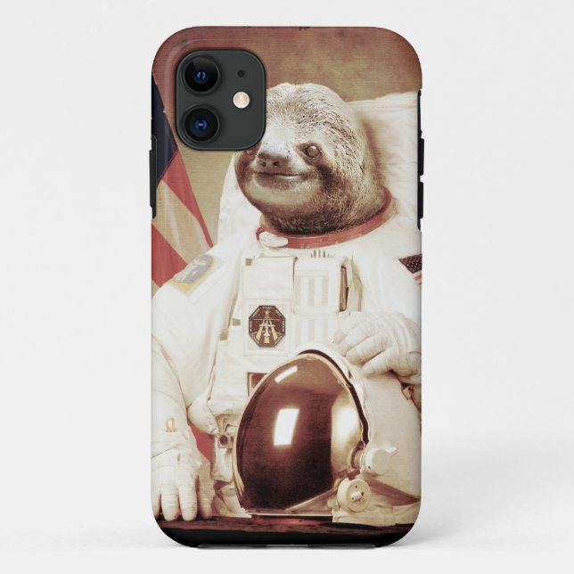 Astronaut Sloth Case-Mate iPhone Case (Back)