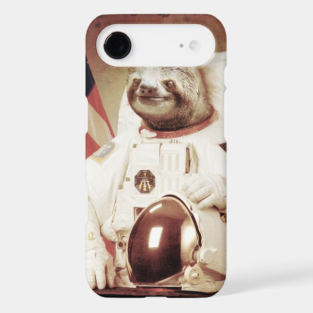 Astronaut Sloth Case-Mate iPhone Case (Back)