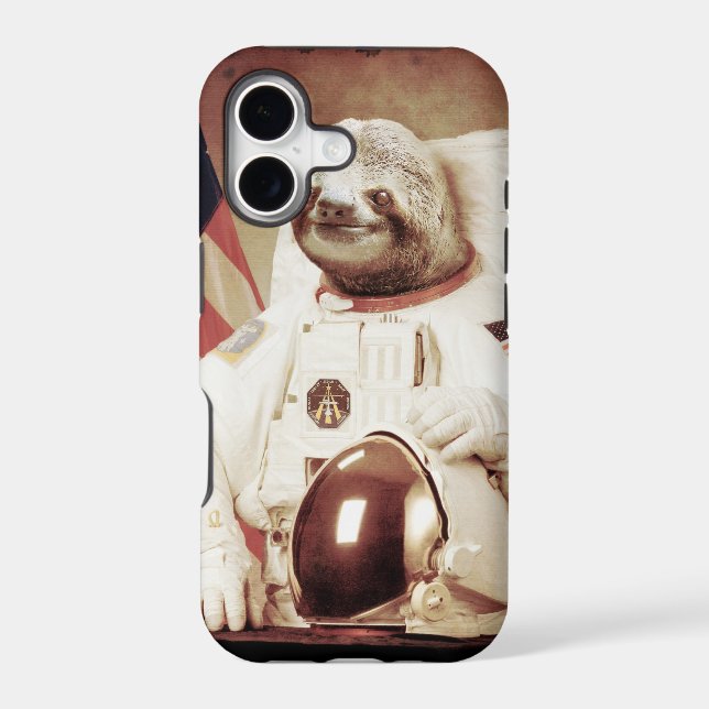 Astronaut Sloth Iphone Case (Back)
