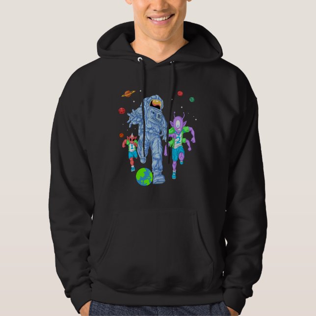 Astronaut soccer hoodie (Front)
