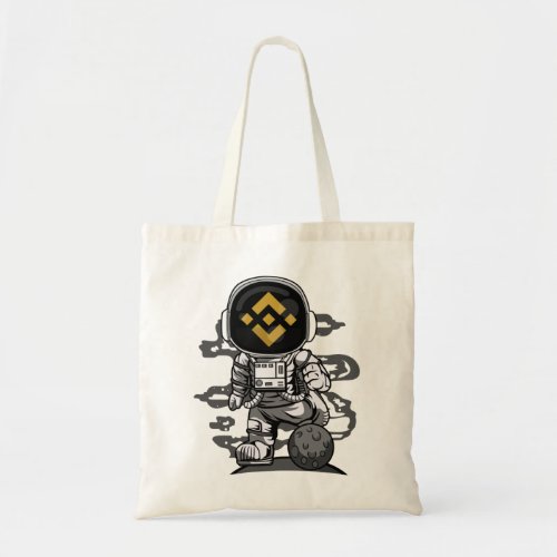 Astronaut Soccerbinance Coin HODL To The Moon Tote Bag