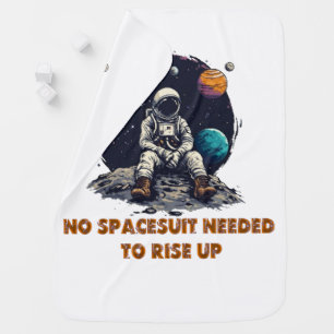 Astronaut Space Baby Blanket