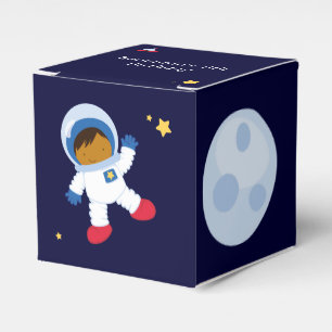 Astronaut Space Birthday Party Personalized Favor  Boxes