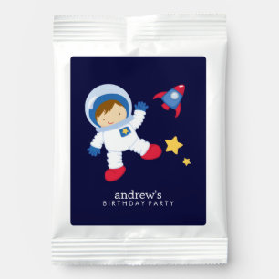 Astronaut Space Birthday Party Personalized Hot Chocolate Drink Mix