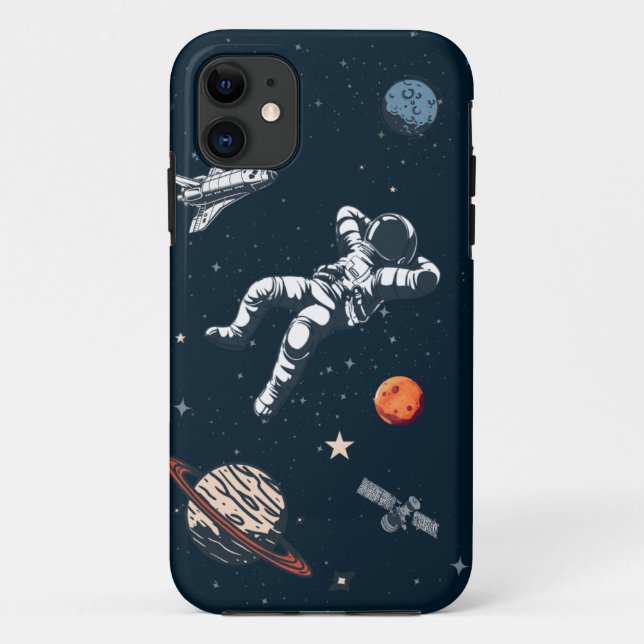 ASTRONAUT SPACE CHILLING Case-Mate iPhone CASE (Back)