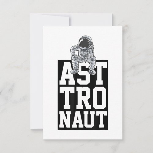 Astronaut Space Explorer Outer Space Cosmonaut  Save The Date