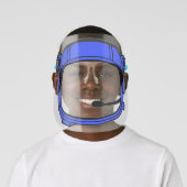 Astronaut Space Helmet Blue Face Shield (Insitu)
