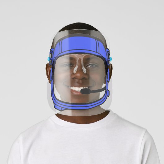Astronaut Space Helmet Blue Face Shield (Insitu)