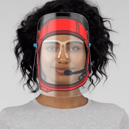 Astronaut Space Helmet Face Shield (Insitu)