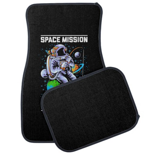 Astronaut Space Mission Catch A Star Car Floor Mat