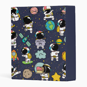 Astronaut Space Party Mini Binder