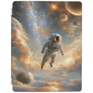 Astronaut Space Saturn Galaxy Nebula Planets iPad Smart Cover