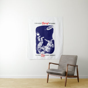 Astronaut Space Tapestry