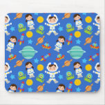 Astronaut Space Theme Mouse Pads for Kids