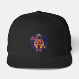 Astronaut Space Trucker Hat – Retro Cosmic Graphic